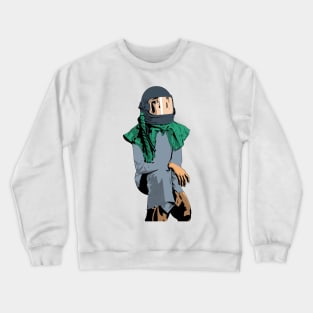 Girl Astronaut Crewneck Sweatshirt